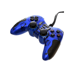 Game Pad Wired USB Double Point PT-600D BLUE